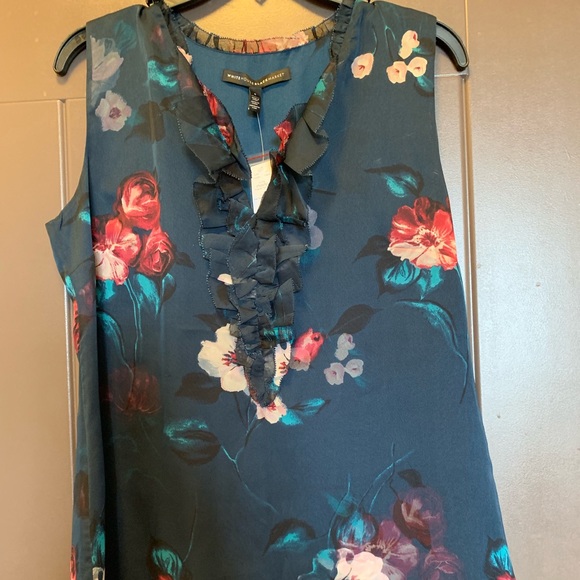 White House Black Market Size 4 Blouse - Picture 2 of 7